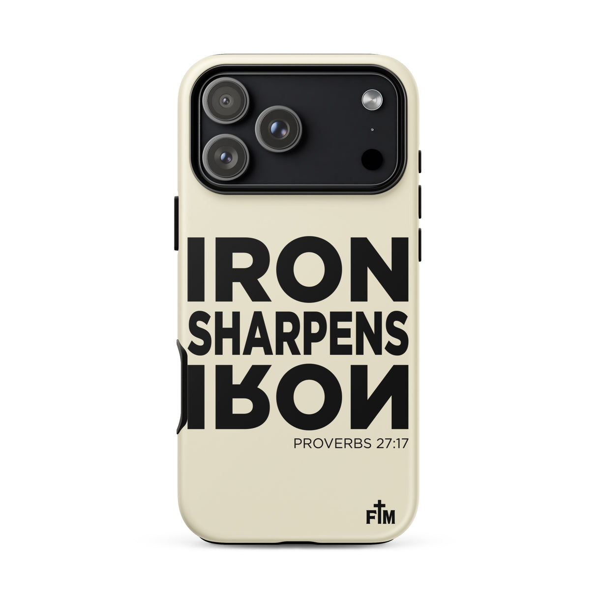 Iron Sharpens Iron iPhone Case