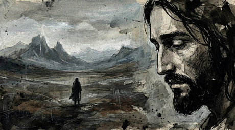 Reverent art depicting Christ Jesus