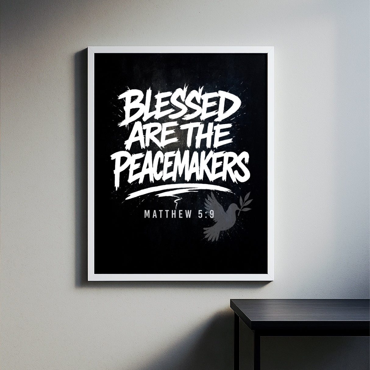 Blessed Are The Peacemakers 18x24 Framed Print