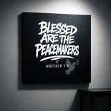 Blessed Are The Peacemakers 36x36 Canvas Print