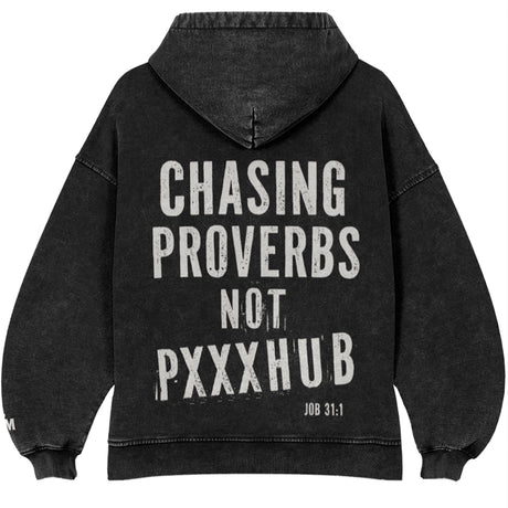 Black hoodie with text on the back on a white background