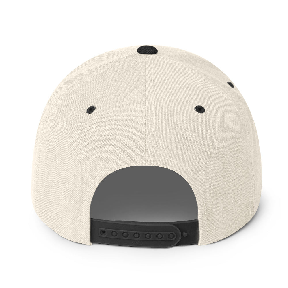 Hell Hates Me Snapback Hat - Back View