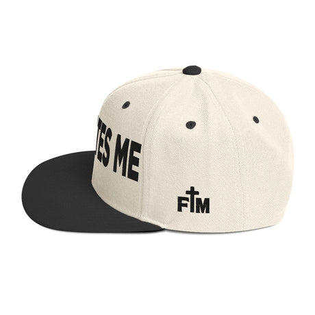 Hell Hates Me Snapback Hat - Side View