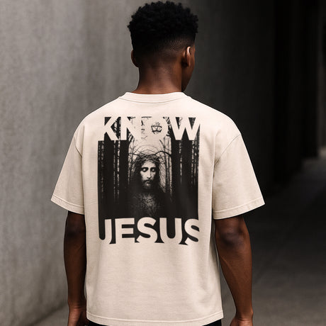 KNOW JESUS // JOHN 14:6 Faith Mode Oversized Tee