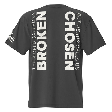Broken // Chosen Oversized Tee - Main Product Image - Back View