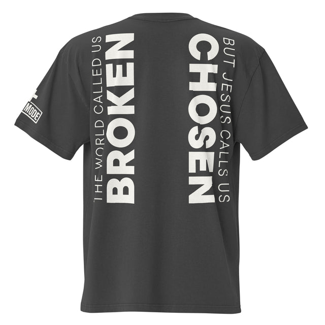 Broken // Chosen Oversized Tee - Main Product Image - Back View