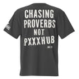 Chasing Proverbs // Not PxxxHub Oversized Tee - Main Image - Back View