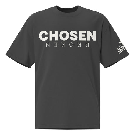 Broken // Chosen Oversized Tee - Alt Image - Front View