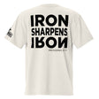 IRON SHARPENS IRON // Oversized Tee - Main Product Image - Back View