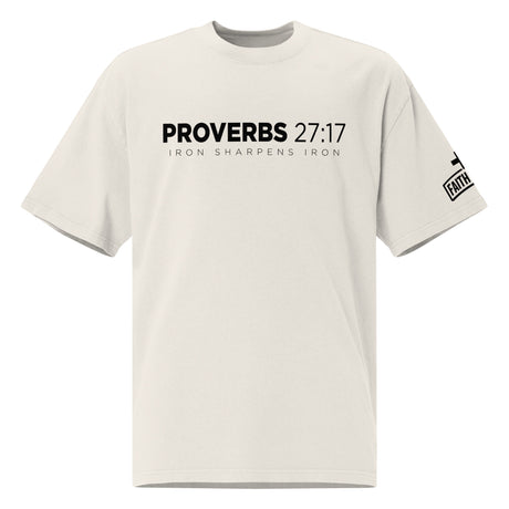 IRON SHARPENS IRON // Oversized Tee - Alt Image - Front View