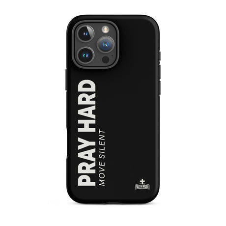 Pray Hard Move Silent iPhone® Case