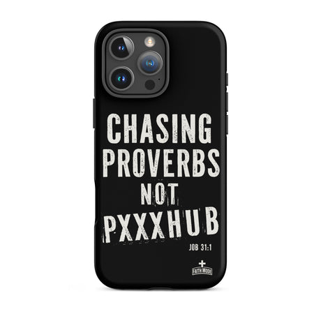 Chasing Proverbs Not PxxxHub Iphone Case - Main Product Image