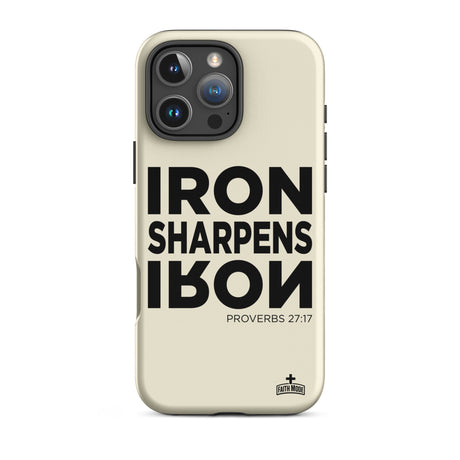 Iron Sharpens Iron iPhone® Case - Main Product Image