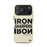 Iron Sharpens Iron iPhone Case