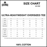 GOD DON'T GHOST // Ultra-Heavyweight Oversized Tee