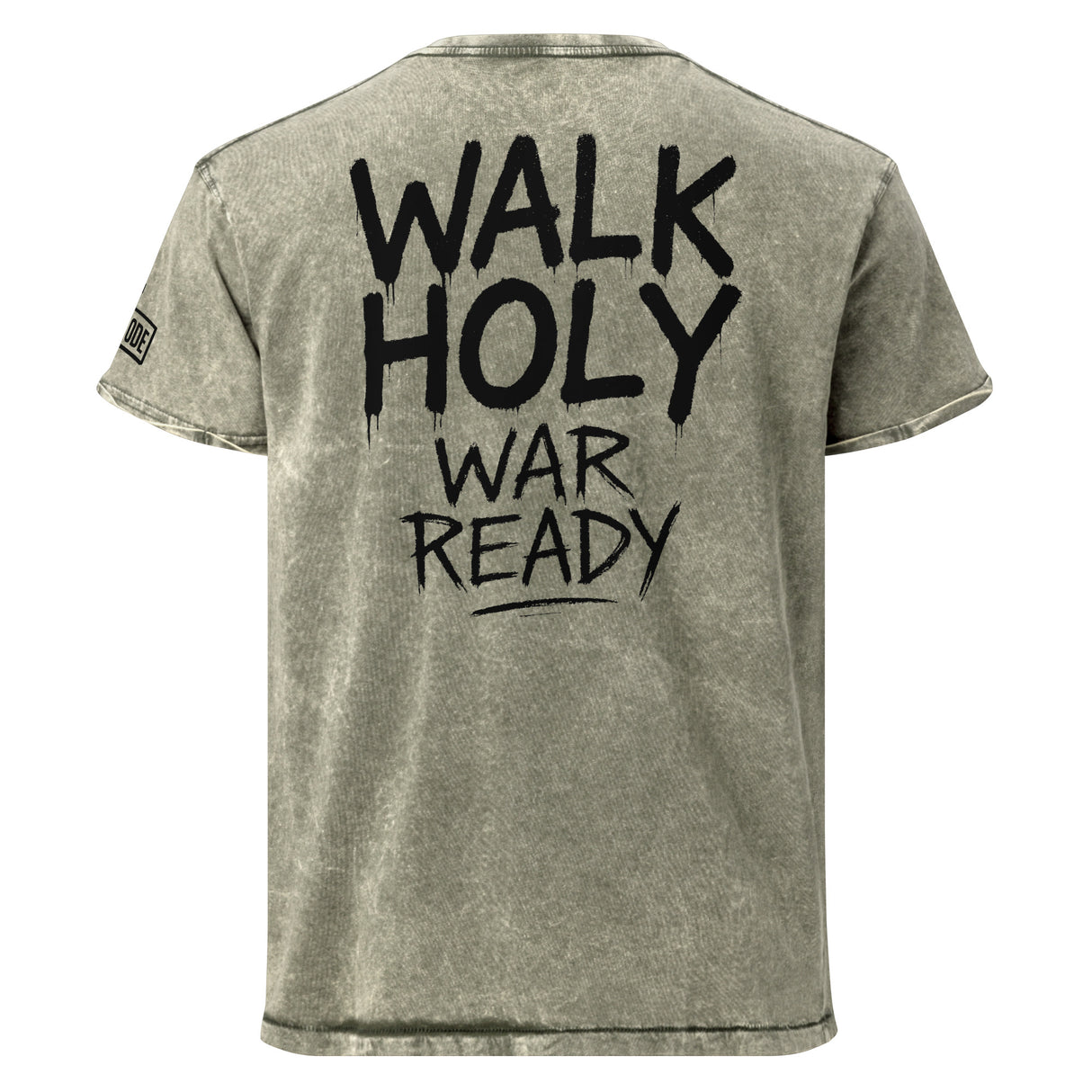 Walk Holy War Ready Ephesians 6:11 Denim Shirt - Main Product Image