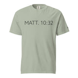 Bay Green Christ Follower Up in This Joint Garment-Dyed Heavyweight Shirt - Alt Image - Front View