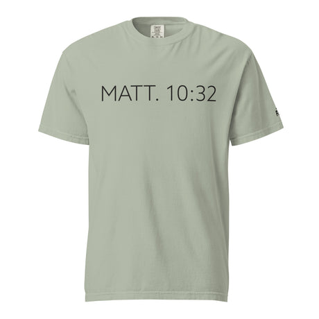 Bay Green Christ Follower Up in This Joint Garment-Dyed Heavyweight Shirt - Alt Image - Front View
