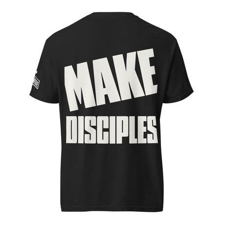 Make Disciples Matthew 28:19 Garment-Dyed Heavyweight Shirt - Main Product Image - Back View