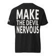 Make The Devil Nervous Garment-Dyed Heavyweight Shirt - Main Product Image - Back View