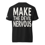 Make The Devil Nervous Garment-Dyed Heavyweight Shirt - Main Product Image - Back View