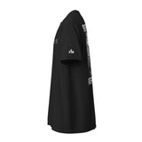 Black Beware of False Prophets Garment-Dyed Heavyweight Shirt - Alt Image - Side View with Logo