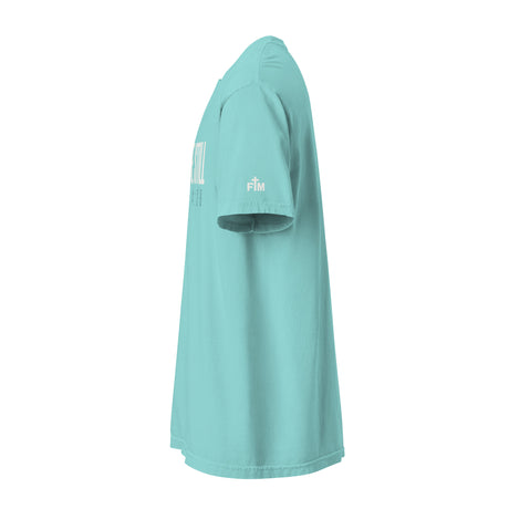 Light blue t-shirt on a white background