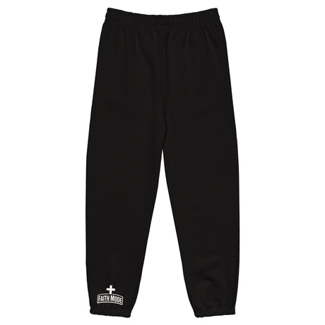 Pray Hard // Move Silent Heavyweight Sweatpants - Alt Image - Back View with Logo