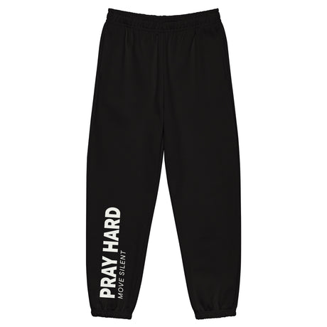 Pray Hard // Move Silent Heavyweight Sweatpants - Main Product Image - Front View
