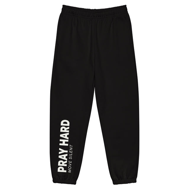 Pray Hard // Move Silent Heavyweight Sweatpants - Main Product Image - Front View