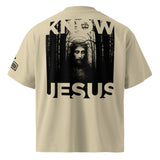 Know Jesus Oversized High Neck Shirt - Main Product Image - Back View