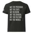 God Rules // Not The World Limited Edition Garment-Dyed Oversized Tee - Main Image