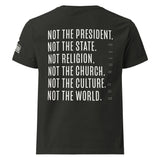 God Rules // Not The World Limited Edition Garment-Dyed Oversized Tee - Main Image