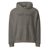 Christ Follower Up in This Joint Oversized Heavyweight Hoodie - Alt Image - Front View