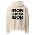 Iron Sharpens Iron // Oversized Heavyweight Hoodie - Main Image - Back View