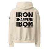 Iron Sharpens Iron // Oversized Heavyweight Hoodie - Main Image - Back View