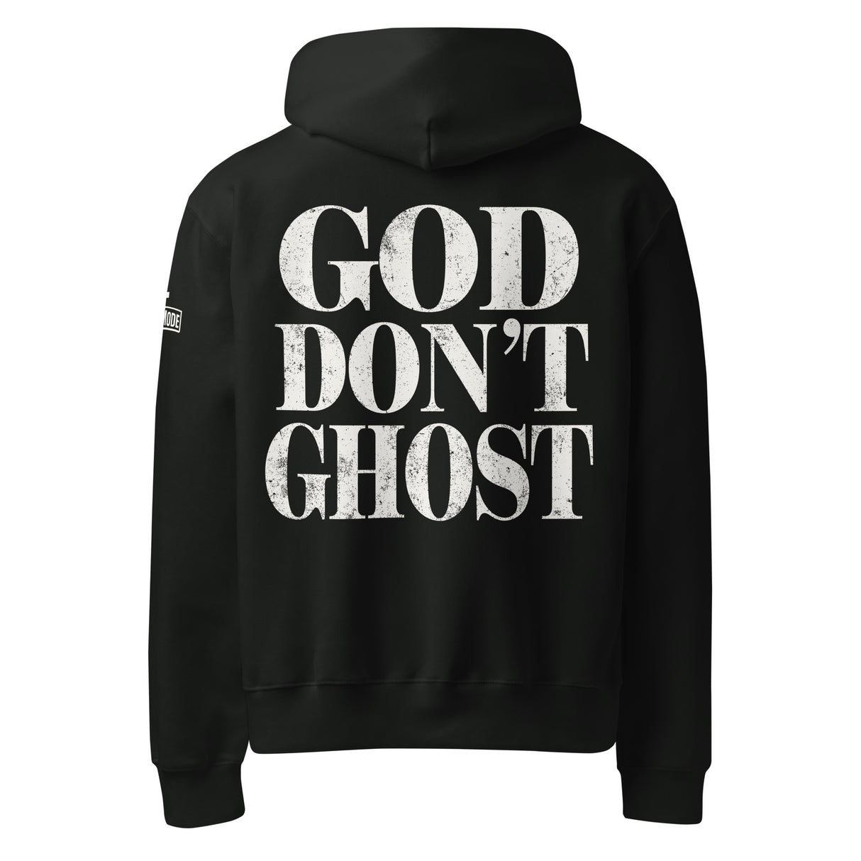God Don't Ghost // Oversized Heavyweight Hoodie - Main Product Image - Back View