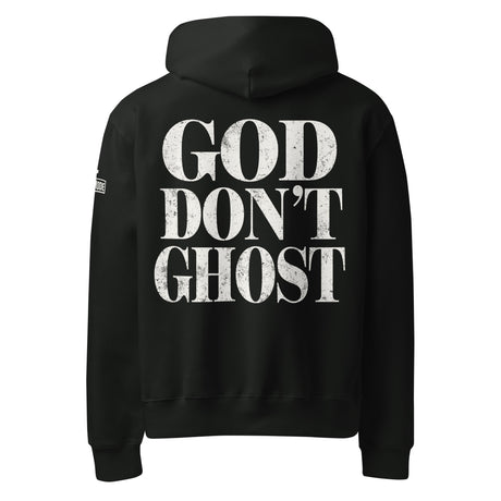God Don't Ghost // Oversized Heavyweight Hoodie - Main Product Image - Back View