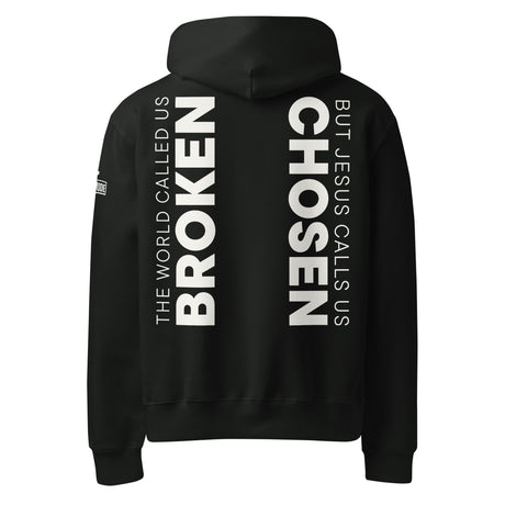 Chosen // Broken Oversized Heavyweight Hoodie - Main Product Image - Back View