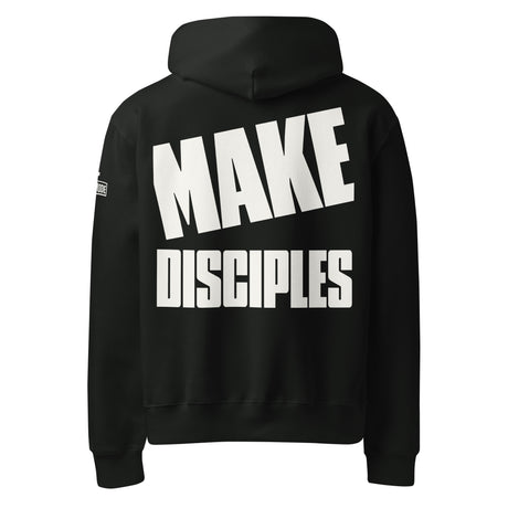 Make Disciples Matthew 28:19 Oversized Heavyweight Hoodie - Main Product Image - Back View