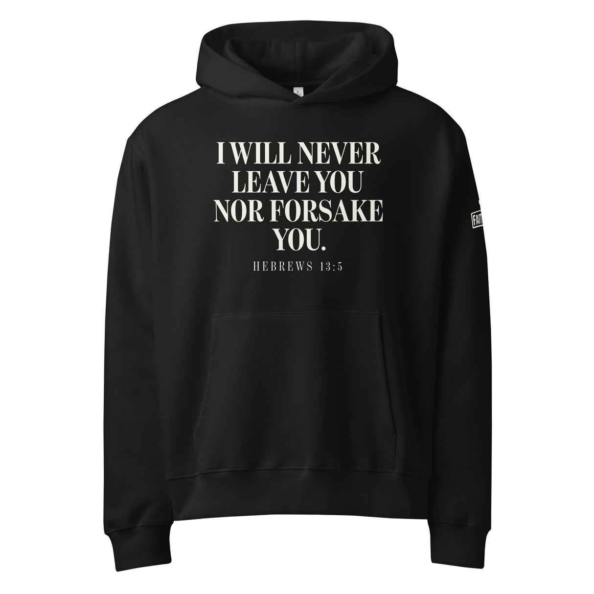 God Don't Ghost // Oversized Heavyweight Hoodie - Alt Image - Front View