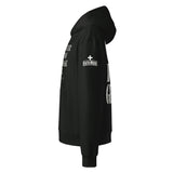 God Don't Ghost // Oversized Heavyweight Hoodie - Alt Image - Side View with Logo