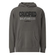 Crucified With Christ Pigment-Dyed Embroidered Hoodie - Main Product Image - Front View
